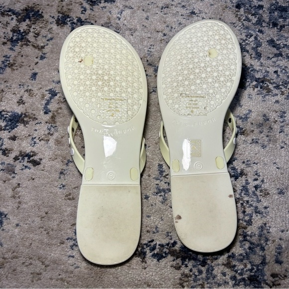 Tory Burch Light Green Studded Jelly Sandals Size 9 - Picture 7 of 8